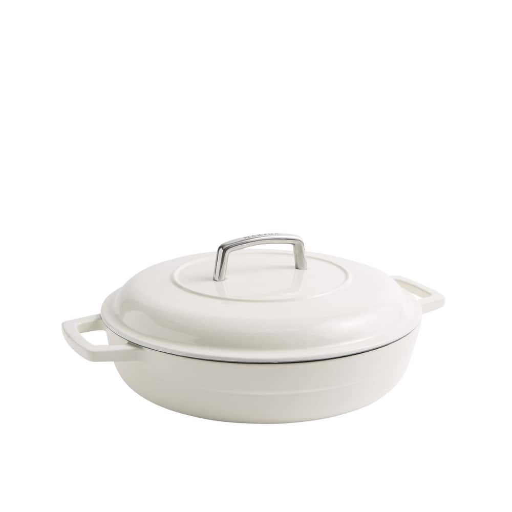 Martha by Martha Stewart 3.5 QT Enameled Cast Iron Braiser w/ Lid