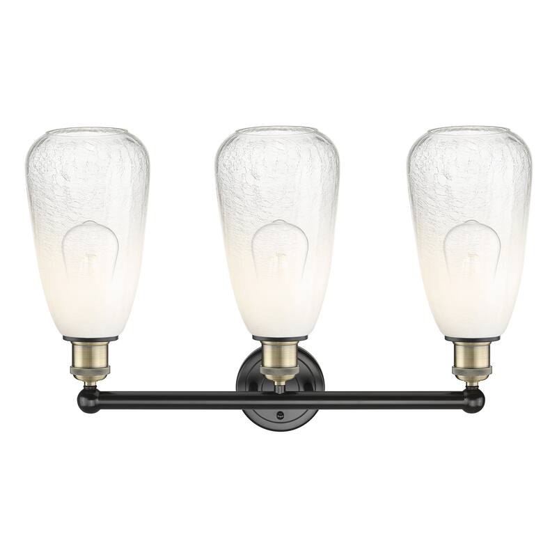 Innovations Lighting Endless Possibilities Edison - Brookhaven Almond - 3 Light 24" Bath Vanity Light