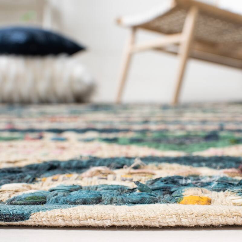 SAFAVIEH Handmade Cedar Brook Diamantina Modern Cotton Rug
