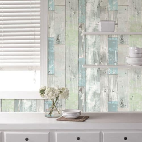Shop Brewster Beachwood Peel And Stick Wallpaper Beachwood Wall