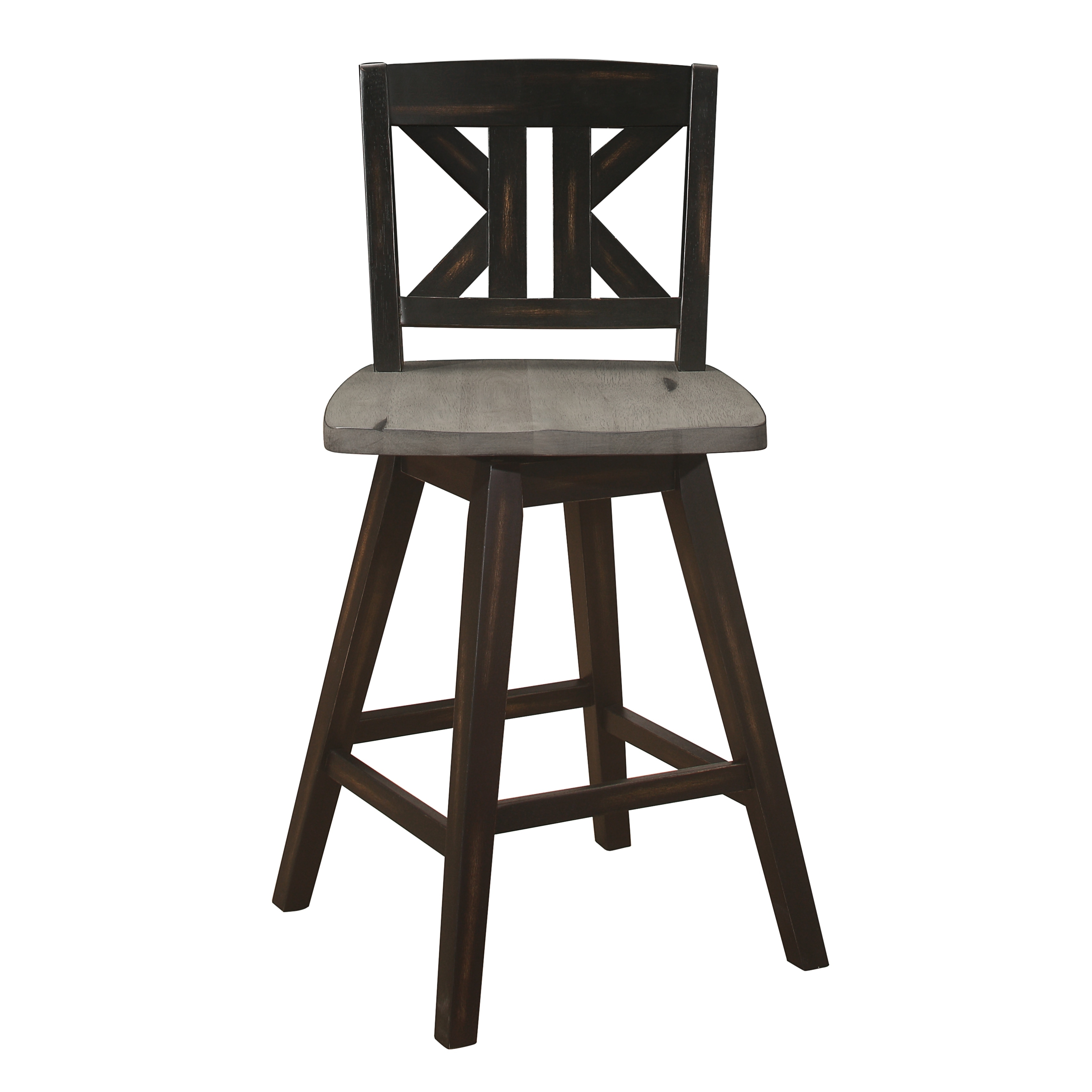 Roux Swivel Counter Height Barstool Set Of 2 Overstock 30965080