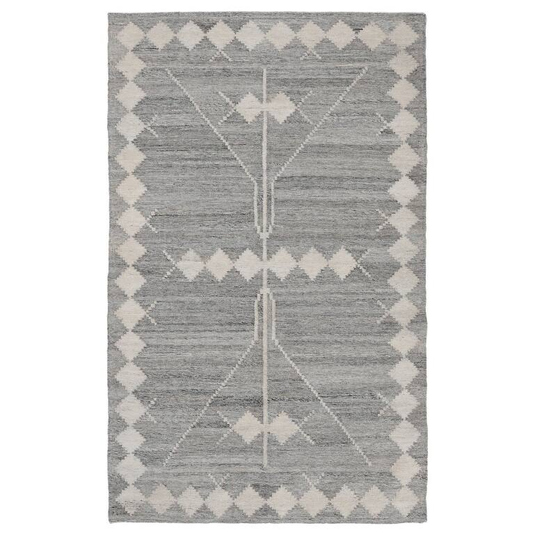 Lexington Indoor Outdoor Handwoven Gray Area Rug by Kosas Home