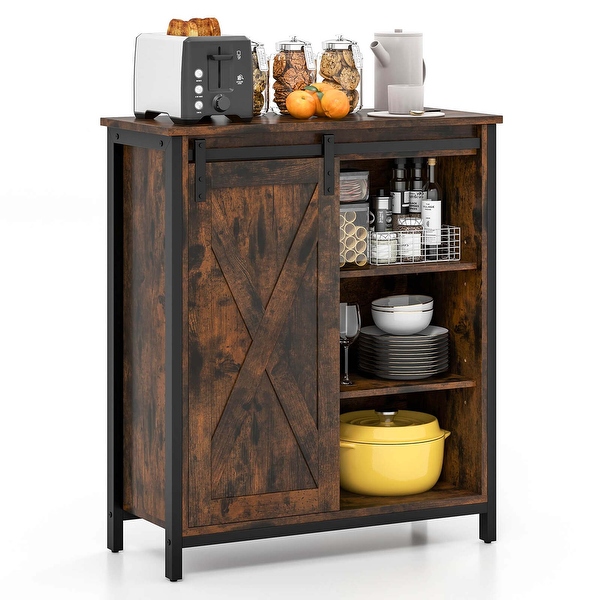 Costway accent storage cabinet discount