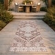preview thumbnail 101 of 101, Machine Washable Indoor/ Outdoor Traditional Mankato Chantille Rug Paprika - 2'3" x 7'6"