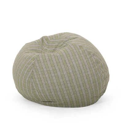 Comfortable Foam-Filled Bean Bag with Removable Cover for Relaxation