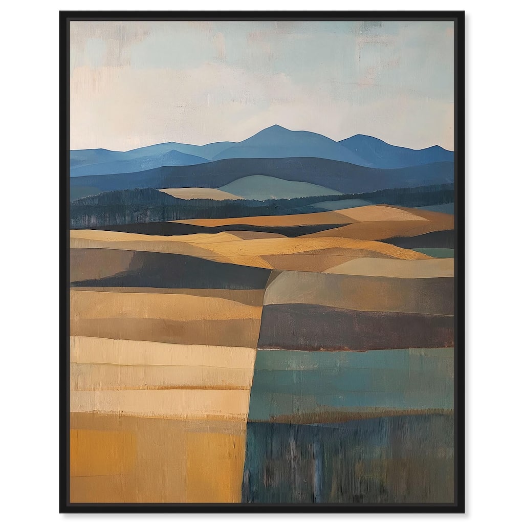 Clash of Shades Canvas by Art Remedy