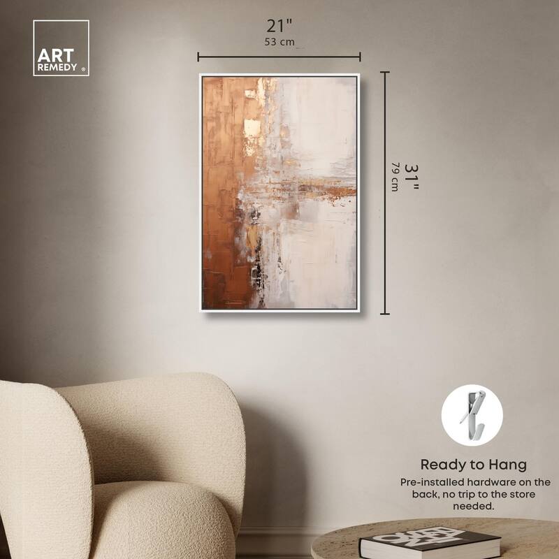 Burnished Memory Canvas by Art Remedy