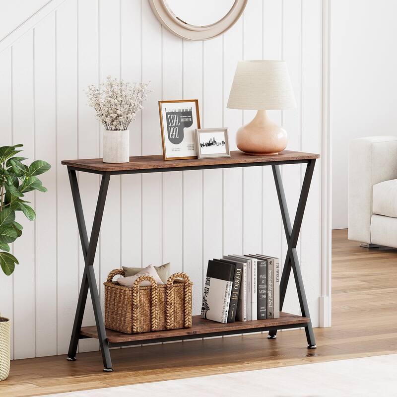 Console Table - 33.5" Brown - 33.5" Brown