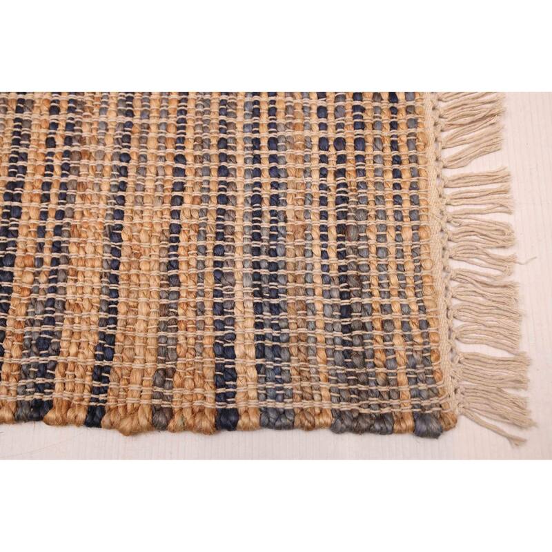 ECARPETGALLERY Flat-Weave Palas Denizli Tan Jute Kilim - 5'4 x 7'5