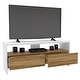 preview thumbnail 4 of 4, Boahaus Phoenix TV Stand, TV's up to 55", 02 Drawers, 01 Open Shelf - 54 inches in width