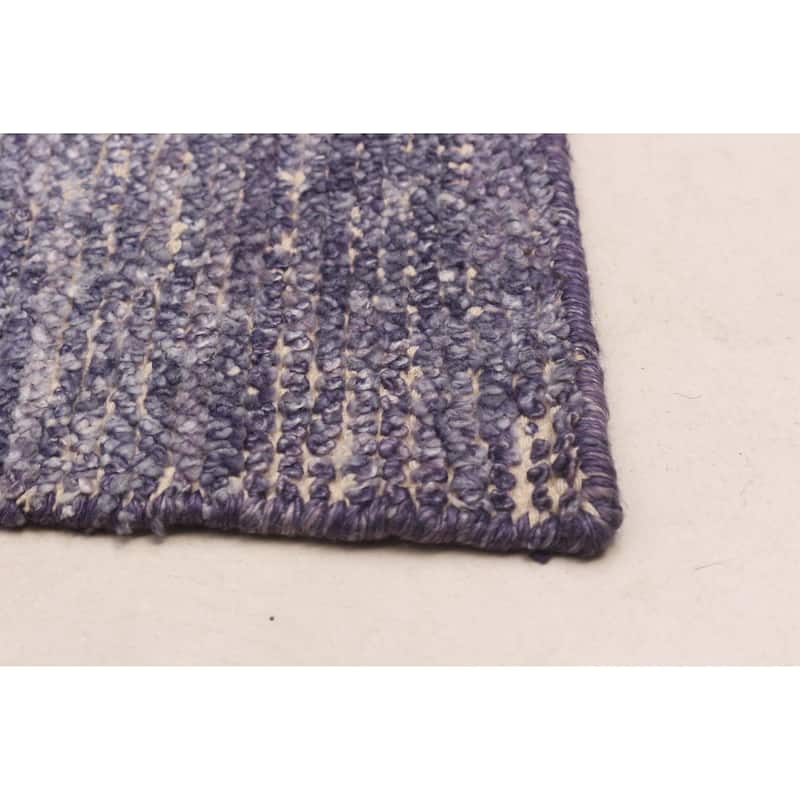 ECARPETGALLERY Hand-knotted Loreto Purple Silk Rug - 9'8 x 14'11