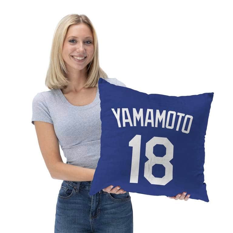 MLB Los Angeles Dodgers Player 18 Inch Throw Pillow