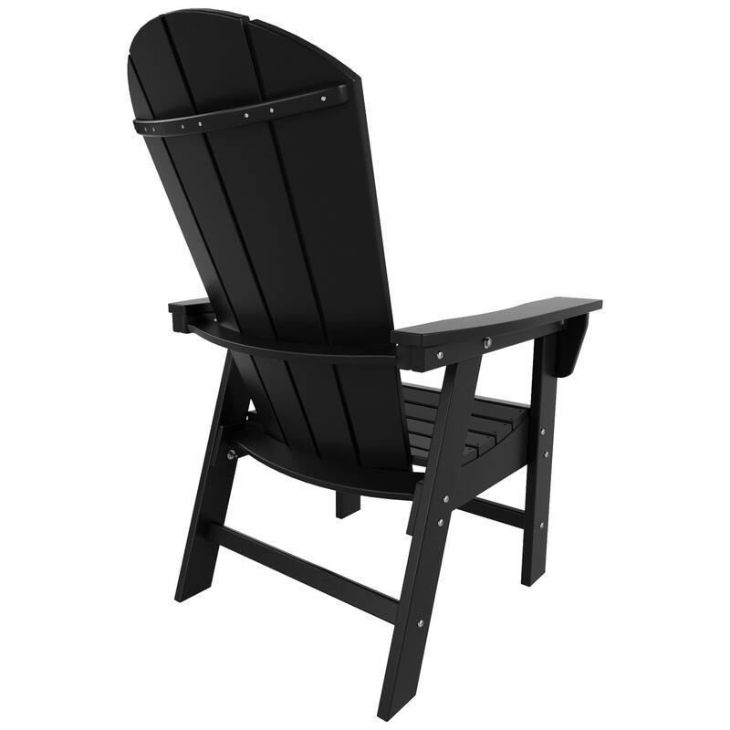 Polytrends Laguna Casual Upright Adirondack Chair (Set of 2)