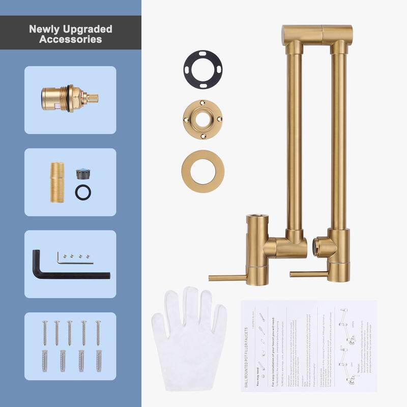 WOWOW Wall Mounted Pot Filler