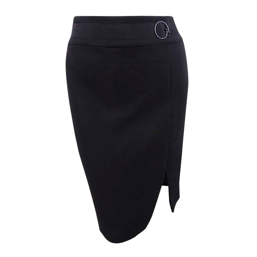 women's nine west belted pencil skirt