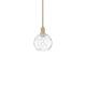 Option Brushed Brass / Clear Water Glass