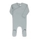 preview thumbnail 4 of 9, Ely's & Co. Cotton Little One Collection - Kimono Footie Blue - 1 Months