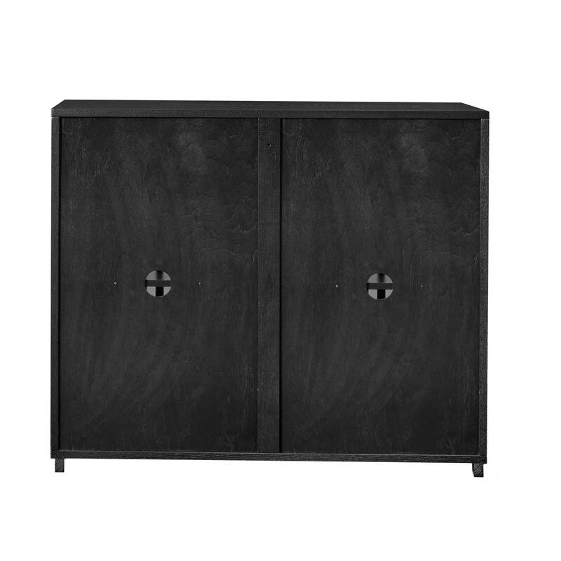 Mid Century Modern Sideboard Cabinet with Fluted Design and Convenient Storage for Dining Spaces