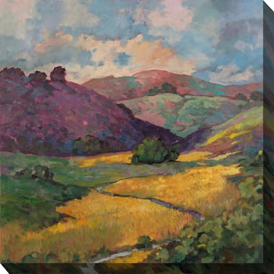 Golden Hillside All Weather Outdoor Wall Décor