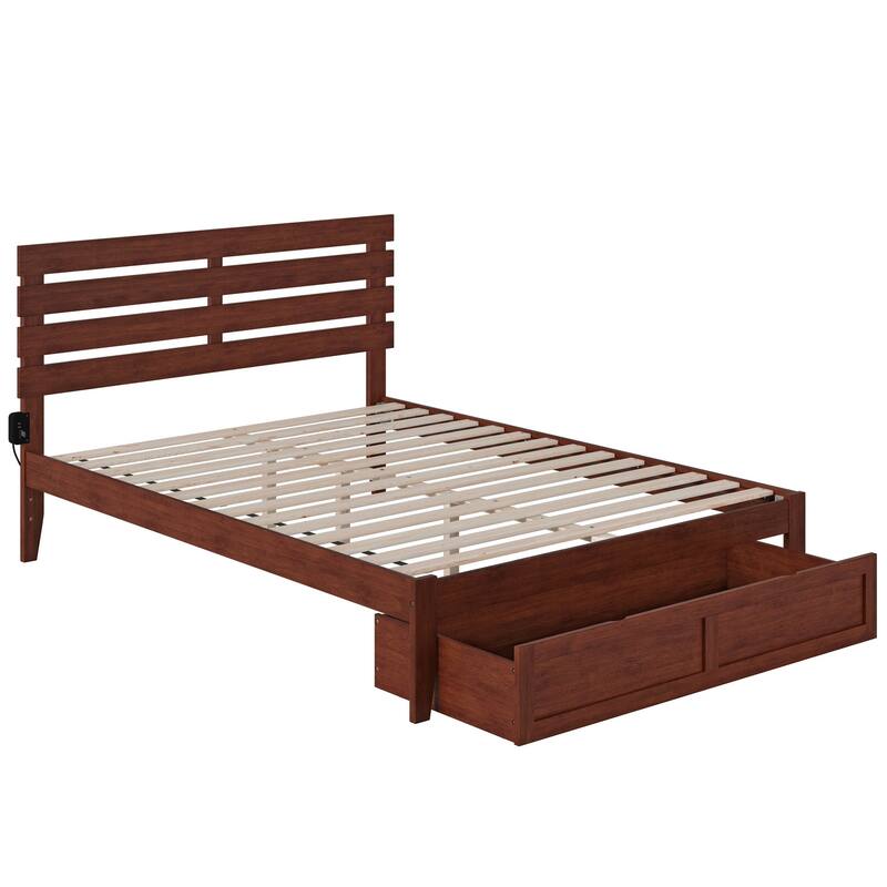 Oxford Platform Bed with Foot Drawer