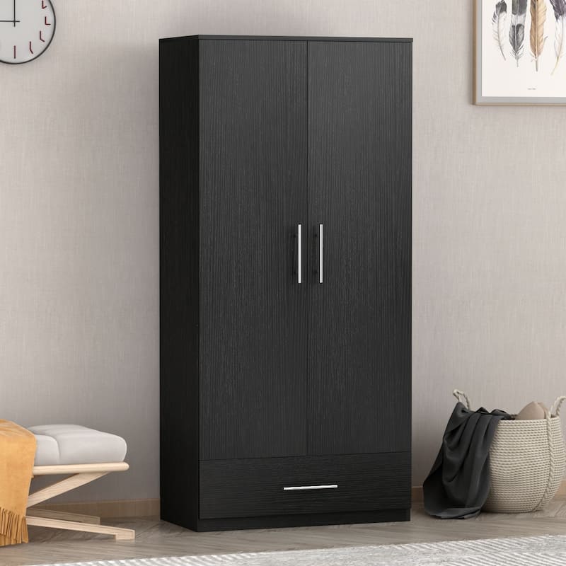 31.5"W x 66.9"H Wardrobe Armoire For Bedroom Saving Saving