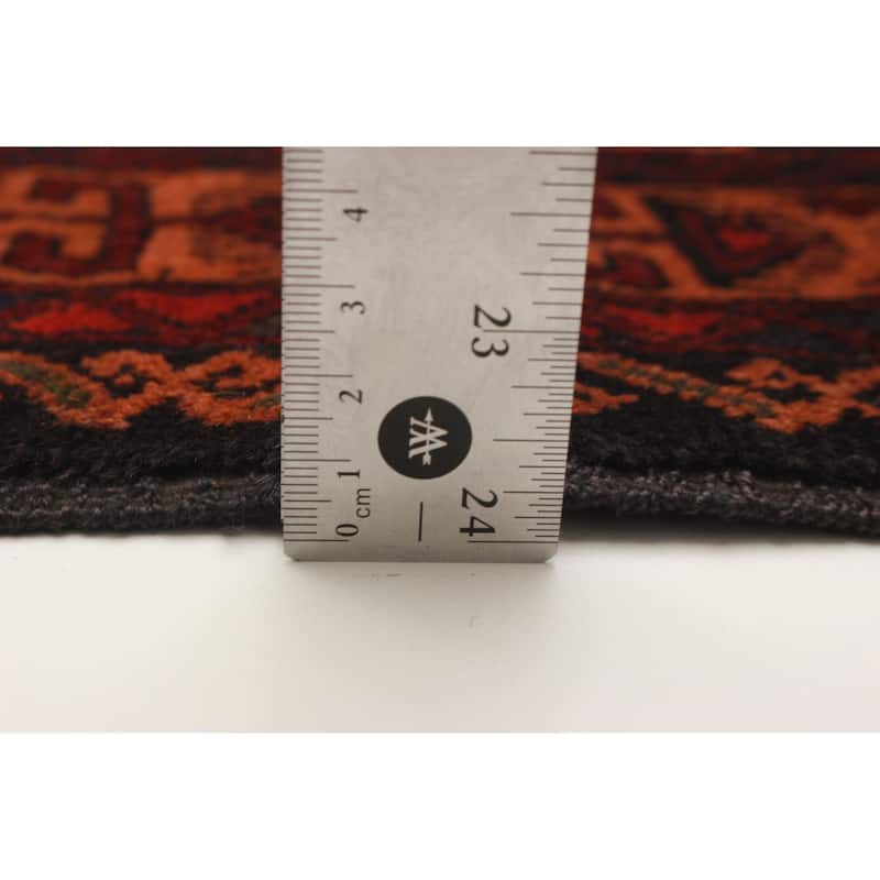Teimani Burgundy Rug 2'11" x 4'8" - 2'11 x 4'8