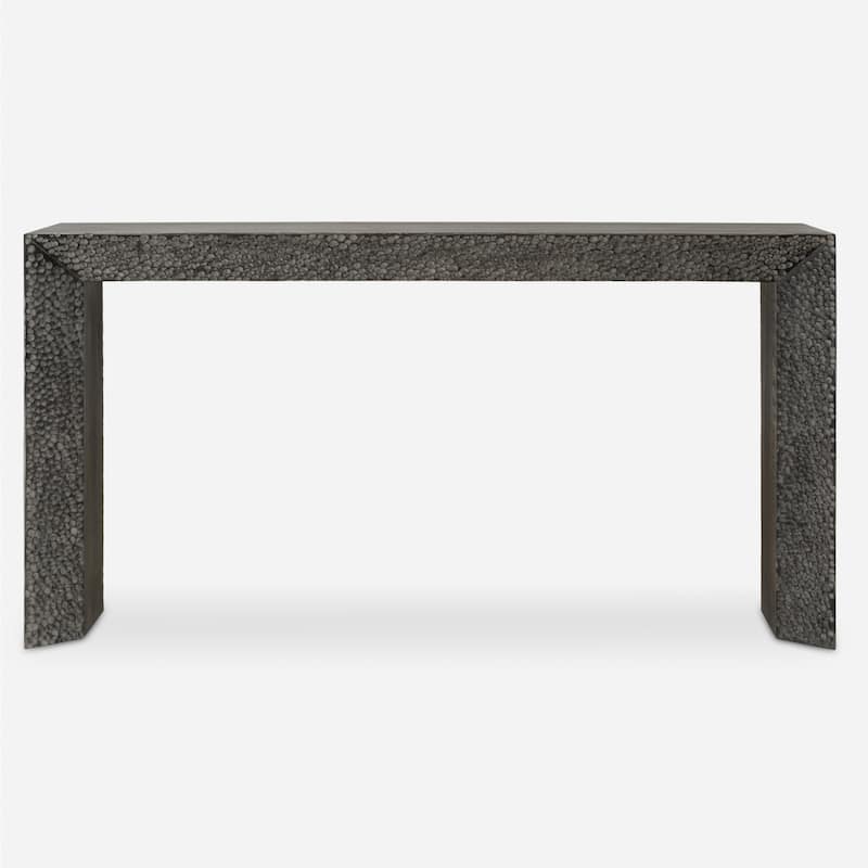 Uttermost 24594 Thoreau 62" Wide Elm Wood Veneer Console Table - Ebony