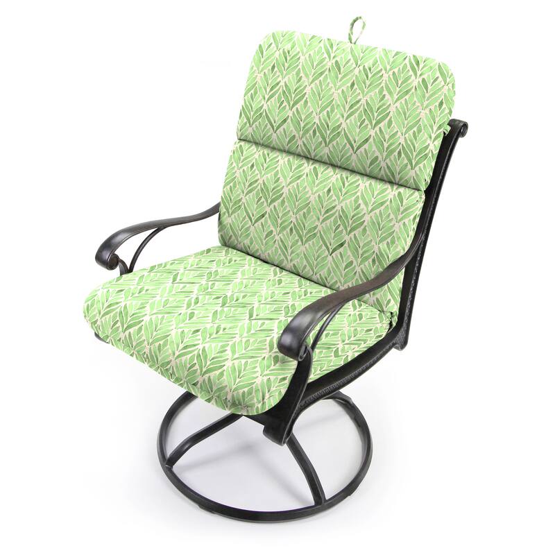 22" x 45" Outdoor Chair Cushion with Ties and Loop - 45'' L x 22'' W x 5'' H