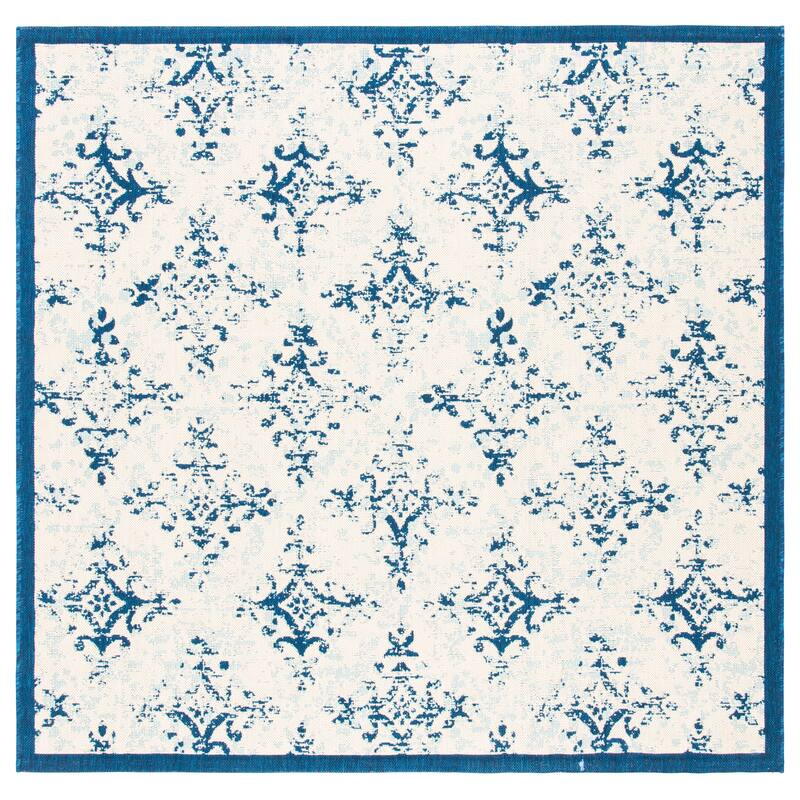 SAFAVIEH Courtyard Crocifissa Indoor/ Outdoor Waterproof Patio Backyard Rug