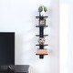 preview thumbnail 1 of 6, Spine Wall Black Book Shelves