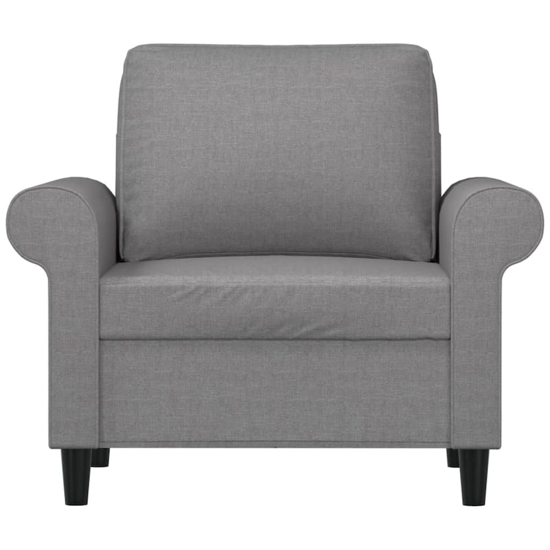 vidaXL Sofa Chair Living Room Accent Upholstered Chair with Armrest Fabric