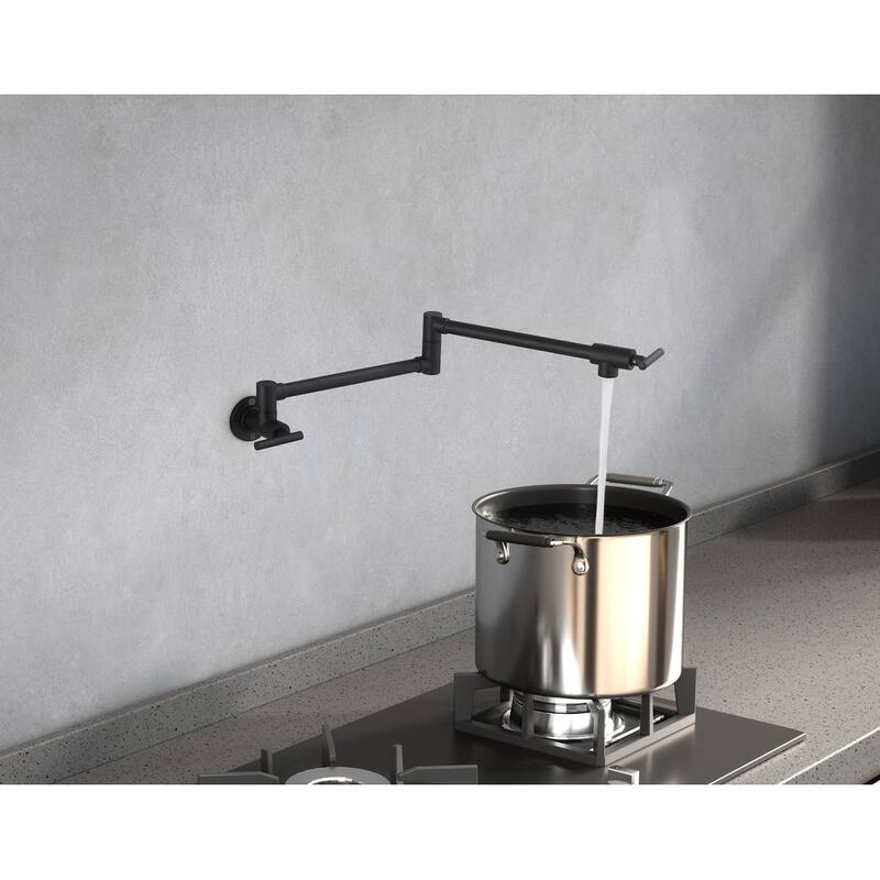 Elegant Lighting FAK-312 Gabriel 1.8 GPM Wall Mounted Single Hole Pot
