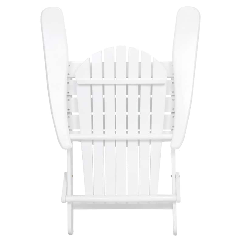 Rustic Outdoor Acacia Wood Foldable Adirondack Chairs