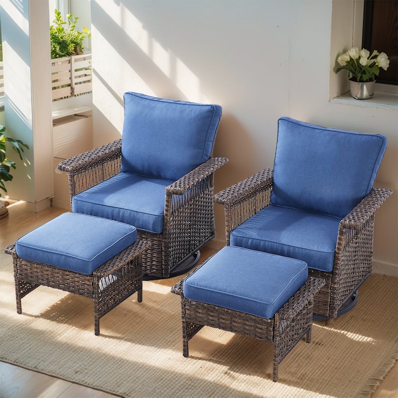 Gymojoy Patio Furniture Set with Professional Outdoor Cushions