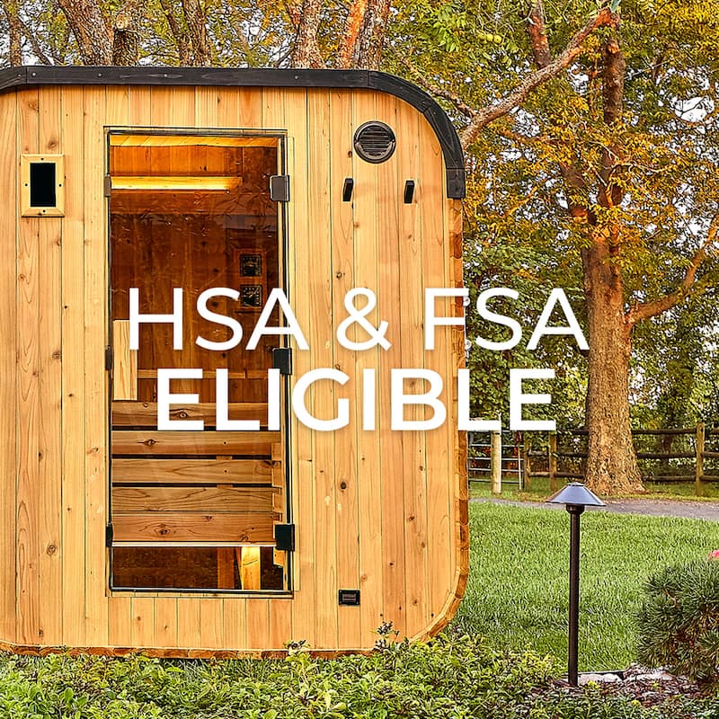 Backyard Discovery Lennon 4-6 Person Outdoor Cube Sauna, 9kW Heater