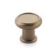 preview thumbnail 5 of 3, Schaub and Company Steamworks 1-1/4" Contemporary Industrial Round Brushed Bronze