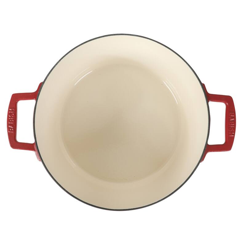Babish 6 Qt Round Matte Enamel Cast Iron Dutch Oven