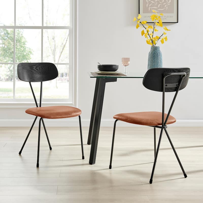 NPD Furniture Elise PU Dining Side Chair (Set of 4)