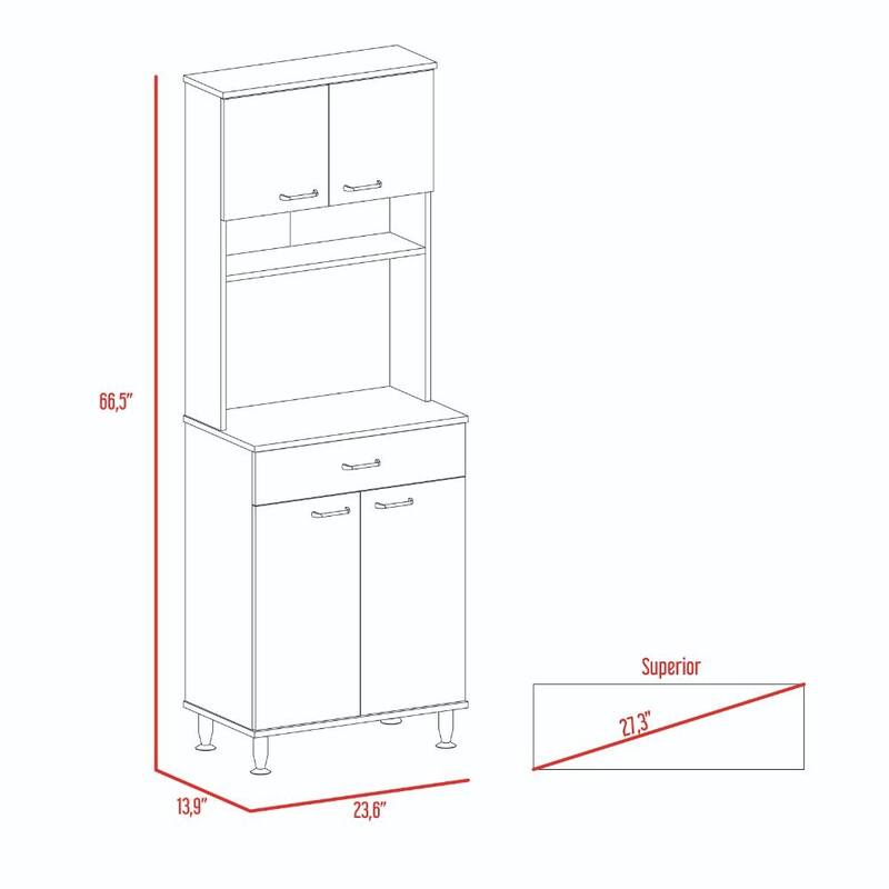 Two Double Door Cabinet
