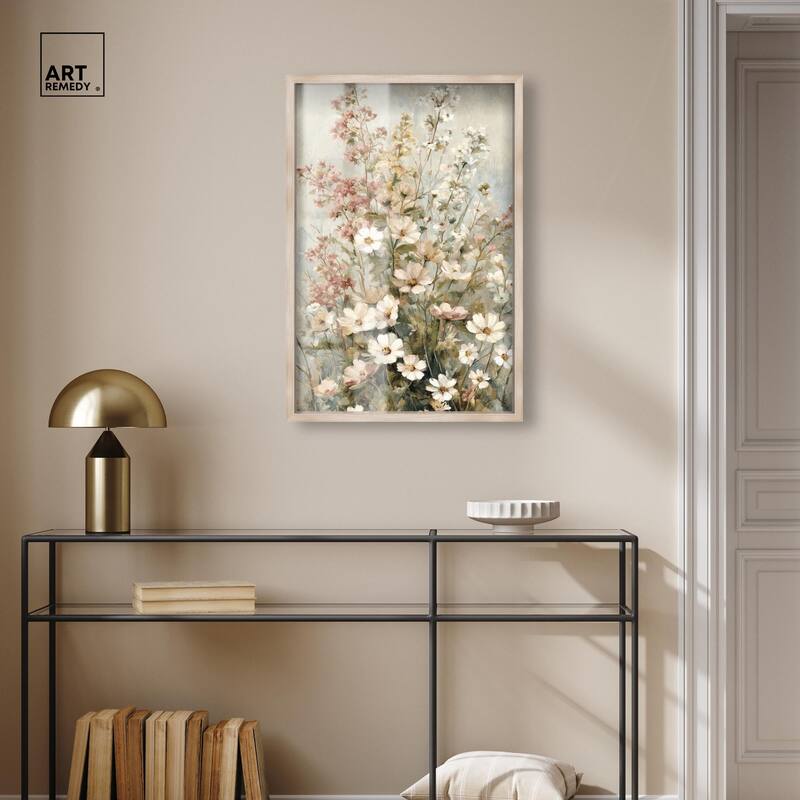 Heirloom Blossoms I Shadowbox by Art Remedy