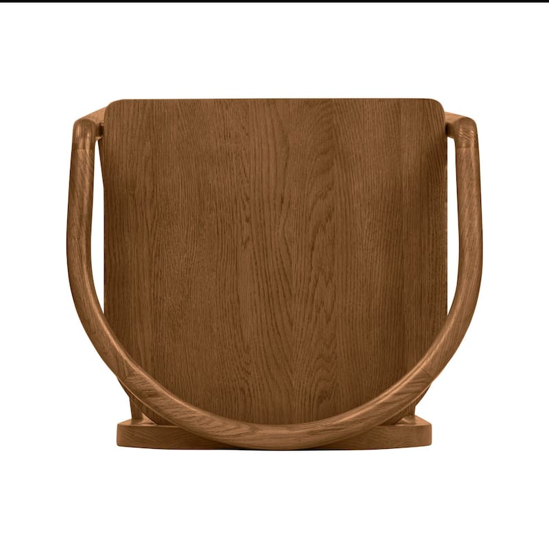Poly & Bark Yokohama Counter Stool in Black - Solid Oak Wood