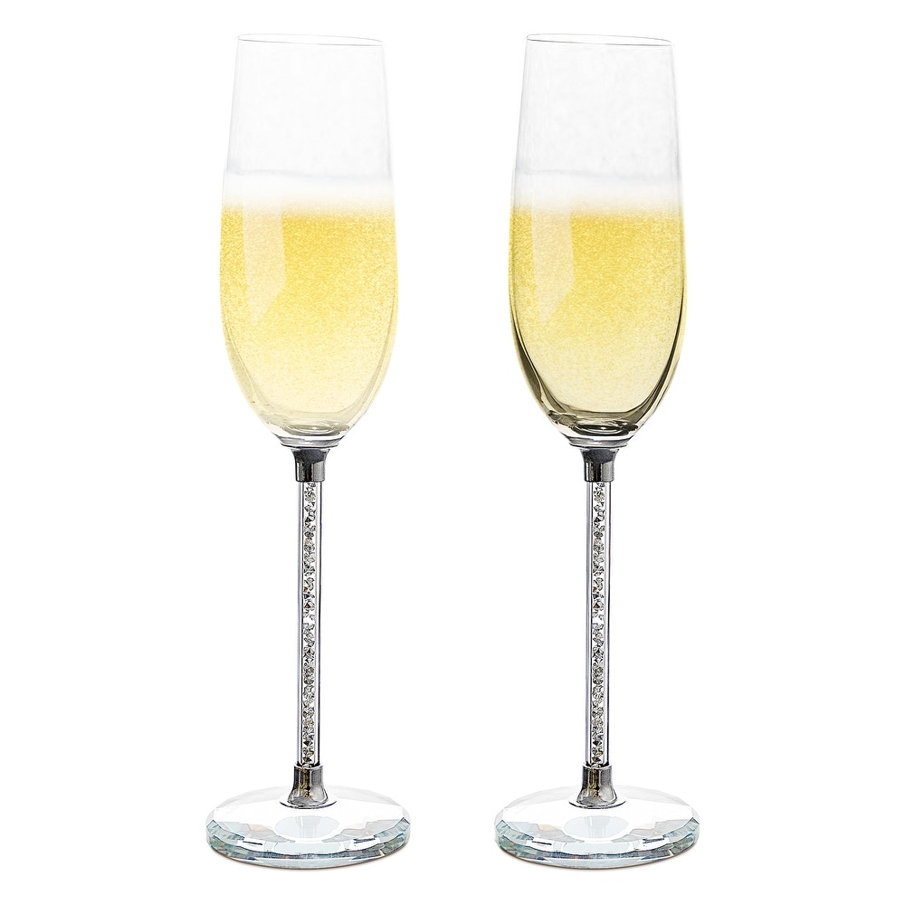 Libbey Claret Champagne Flute Glasses, Set of 8 - Bed Bath & Beyond -  18590982