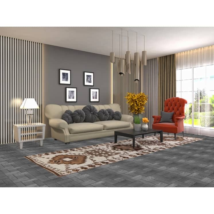 Anatolian Runner Rug Hand-knotted Oriental Wool Carpet - 3'5"x 11'5"