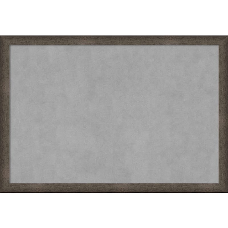 Amanti Art Dappled Light Bronze Narrow Framed Magnetic Board