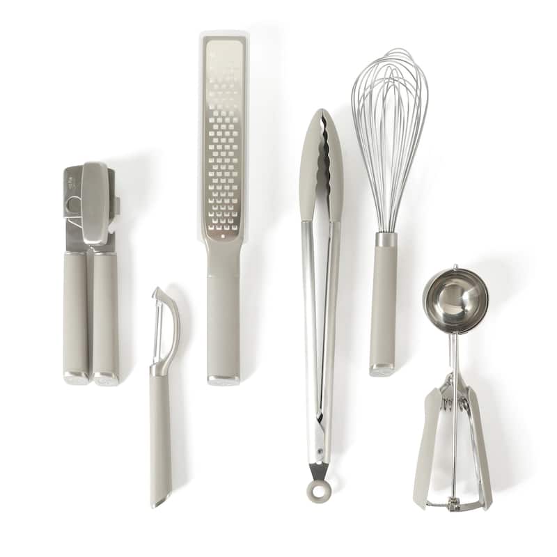 Calphalon Edge 6 Piece Stainless Steel Kitchen Gadgets Set - Grey