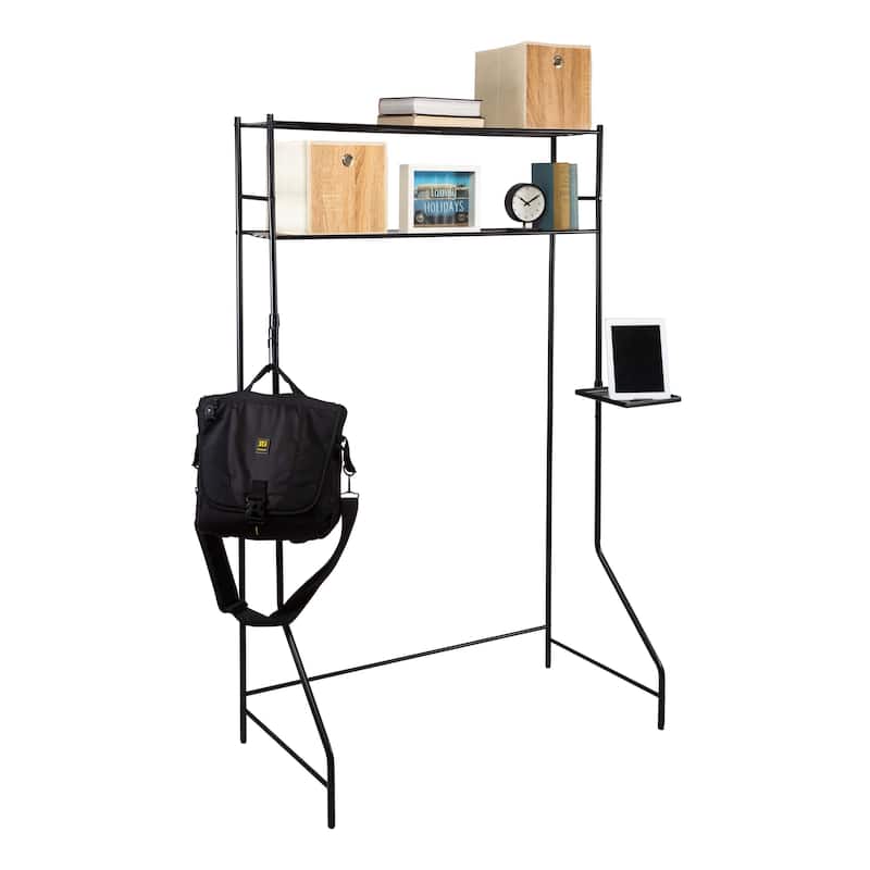 Organize It All Multi-Use Space Saver Rack in Black - 44" x 20" x 69"