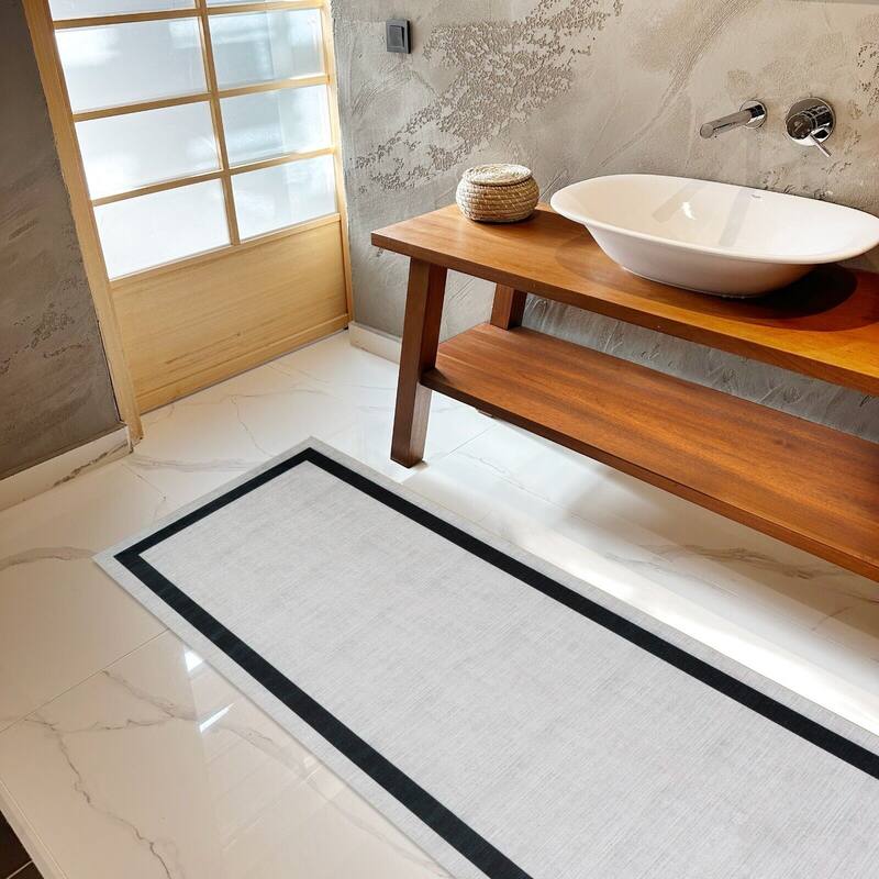 Machine Washable-Eco-Friendly Area Rug With Non-Slip Backing Everest Design