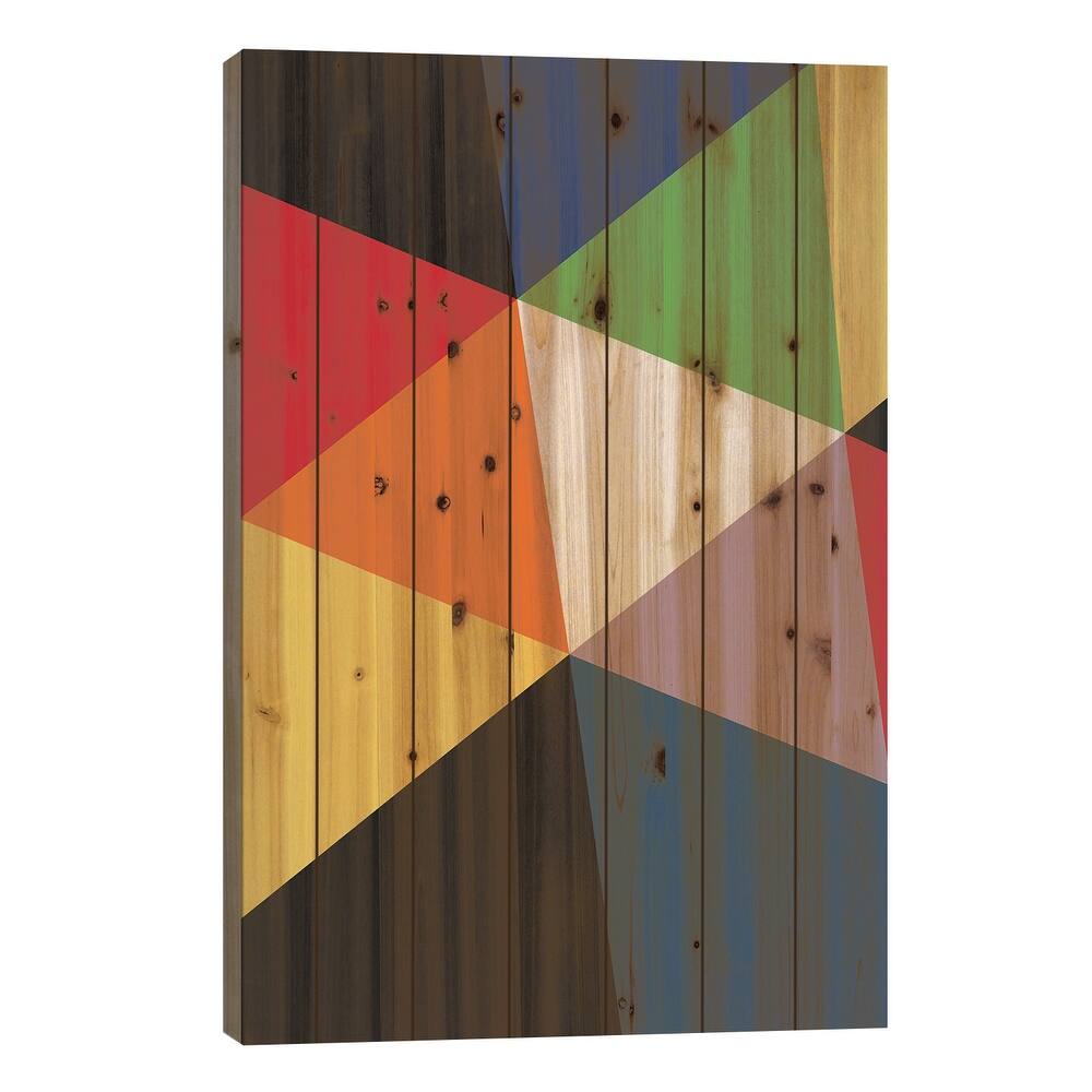 Swiss Modernism (Max Bill) Print On Wood by The Usual Designers - Multi-Color