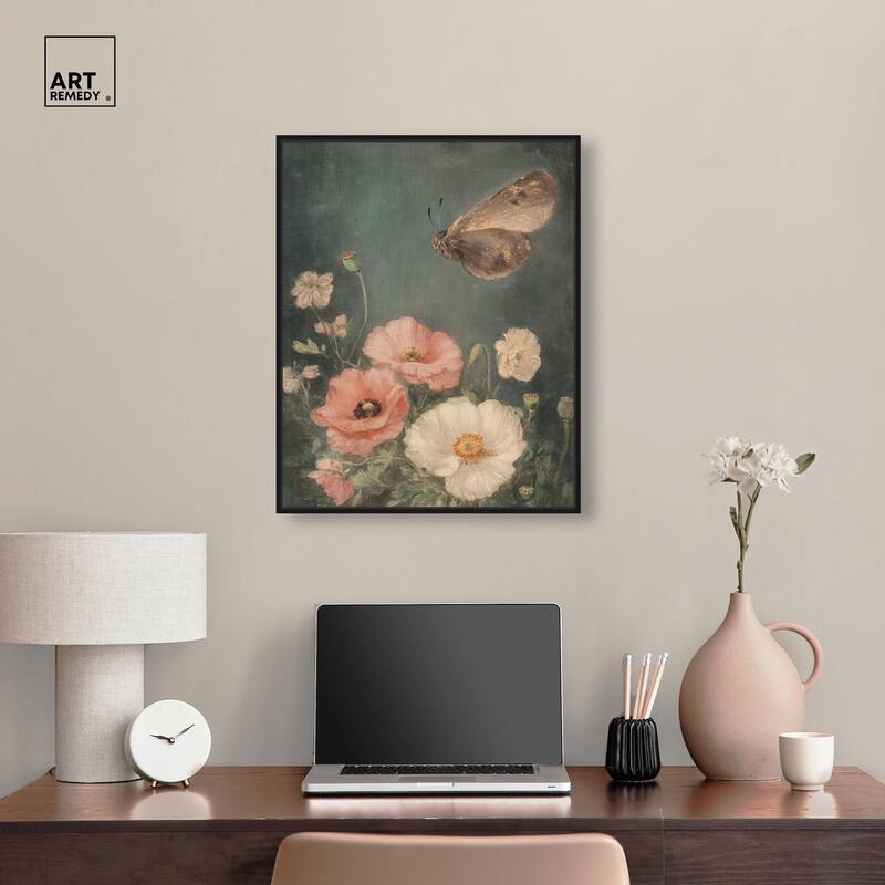 Shadowed Flutter II Canvas by Art Remedy