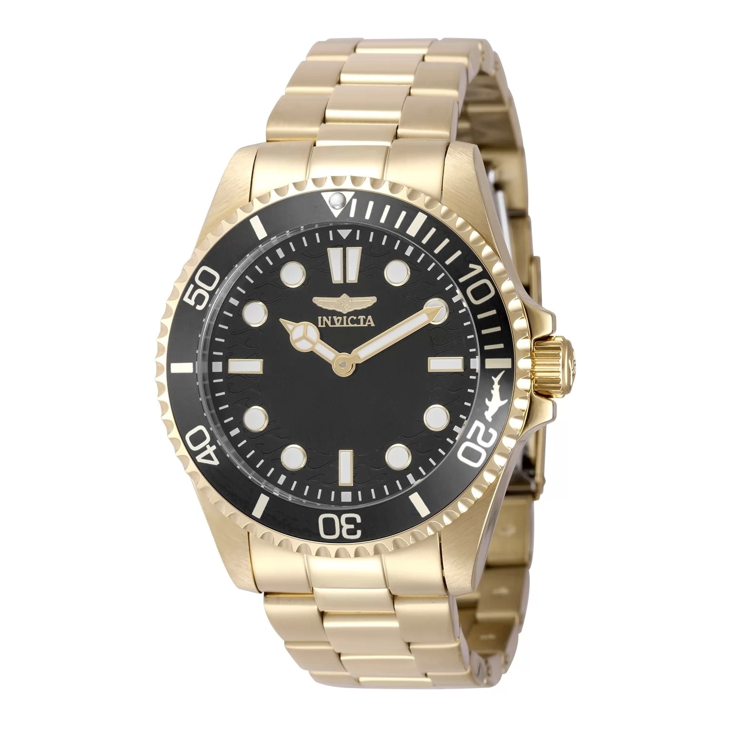 Invicta Men's 49701 Pro Diver Quartz PC20S Black Dial Watch
